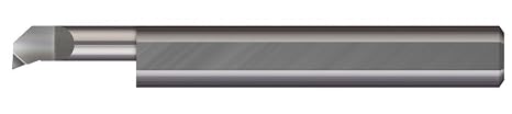 Micro 100 PBT4-230750 Boring Tool - Top Rake Chipbreaker, 1/4" Min Bore Dia, 3/4" Max Bore Depth, .040" Proj, .0738" Offset, .004" Corner Rad, .004" Radius, 5/16" Shank Dia, 2-1/2" OAL, Uncoated