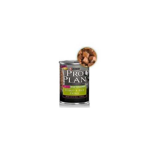 Purina Pro Plan Canned Dog Food Weight Management Turkey & Rice 13 oz