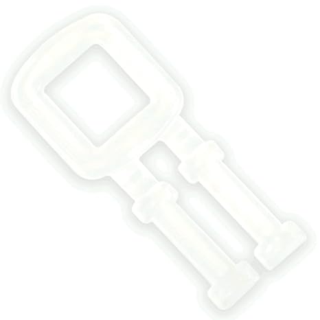 16Pack Plastic Lightweight Band Clips for 3/4 inch Wide Braided Rope Lashing for Polypropylene Safety Knots A Reusable Belt Clip with Excellent Toughness and a Maximum Weight of 40kg.