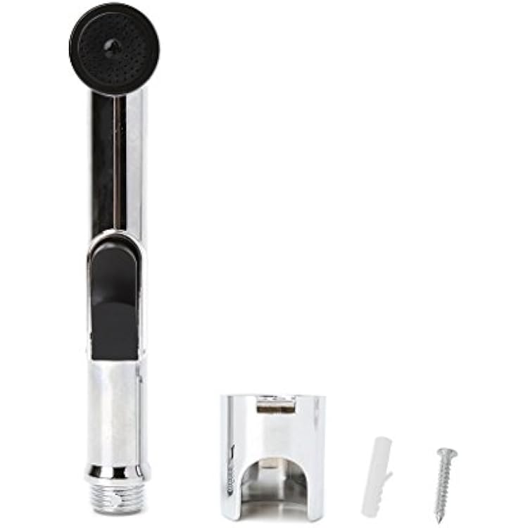 Toilet Handheld Bidet Sprayer Shattaf Cloth Diaper Sprayer ABS Polished S Bathroom Handheld Toilet Bidet Water Sprayer Cleaner Spray Portable Pet Baby Cloth Diaper Washer Shower Water Sprayer