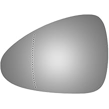 Burco 5696W Driver Side Replacement Mirror Glass No Rear Mount, Compatible with 2010-2016 Porsche Panamera