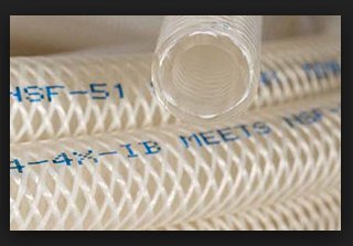 Saint-Gobain Tygon Pressure Tubing with Inner Braid, Formula B-44-4X-I.B., SGPPL No.: ADAUN053; I.D.: 3/4 in.