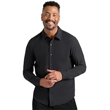 True Classic Long Sleeve Shirts for Men Casual Mens Dress Shirts, Stretch Button Down Shirt Men, Slim & Relaxed Fits