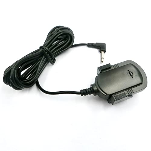 FingerLakes 2.5mm Car Vehicle Microphone Mic Navagation GPS DVD Bluetooth Enabled Stereo Radio 3mm Cable Plug & Play, Black FLTP909