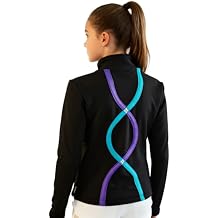 Girls Skating Jacket Women's Training Figure Skating Top Fleece