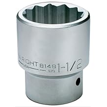 1" Drive 12 Point Standard Socket - 1-1/8"