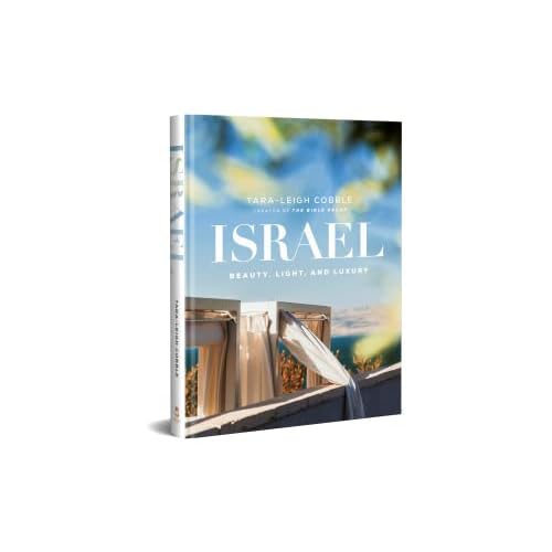 Israel: Beauty, Light, and Luxury A Vibrant, Full-Color Coffee Table Book with 350 Photos of the Holy Lands Features, Flora, People. Also Includes 31 Bible Devotionals Hardcover April 25, 2023