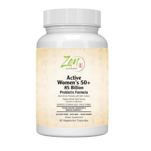 Zen Supplements Active Womens 50 85 Billion Probiotic Formula