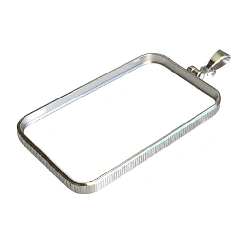 Stainless Steel bezel frame for 1 oz credit suisse Pamp Lady Fortuna Silver bar  Bezel Only