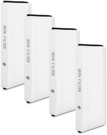 4 Packs Replacement Filter Fit for Panasonic FV10VE1 FV-10VE1 FV10VEC1 FV-10VEC1,Projector Cartridge for Replaceable Filter Cartridge
