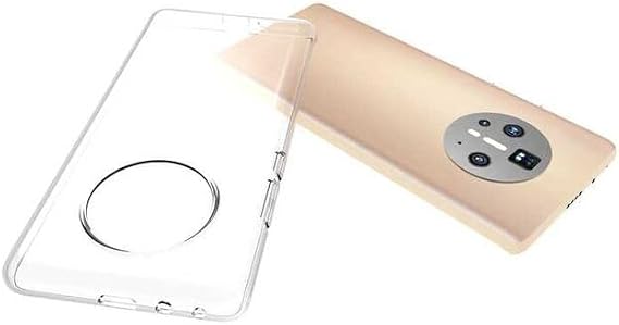 Zebana Huawei Mate 40 Pro ile Uyumlu Kılıf Zebana Şeffaf Soft Silikon Kılıf Şeffaf