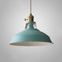 THAELY Contemporary Industrial Pendant Light Modern Elegance Ceiling Light Danish Metal Pendant Lamp Color Led Light Fitting Hanging Light Fixtures for Barn,Bedroom Hallway Office Kitchen 26cm