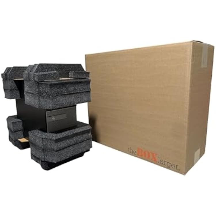 Universal Desktop Computer Tower Shipping Box | Durable Double Wall Box | Secure and Protective PC Computer Shipping Box | EPE USA X-Large