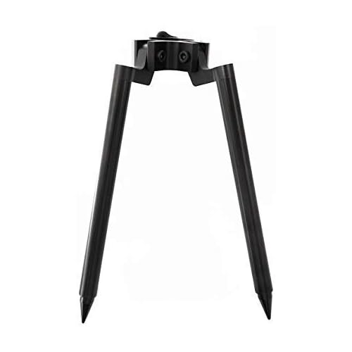 Mini Prism Bipod, Mini Bipod Tripod Accepts Mini Prism Pole Survey Pole or Survey Prism and Prism Rod