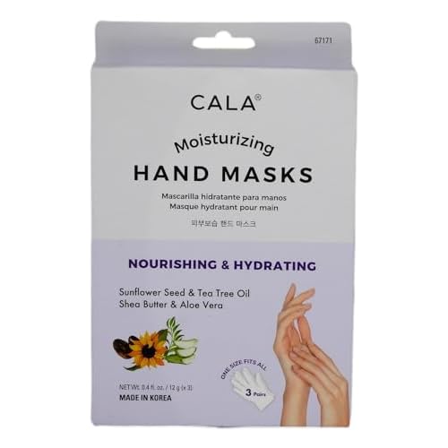 Cala Moisturizing hand masks 3 count, 3 Count