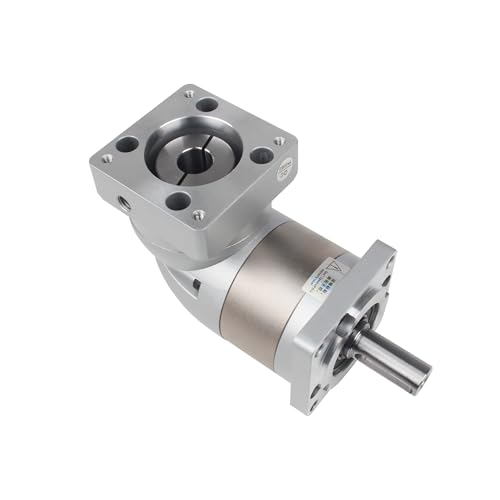 CNCTOPBAOS CNC Nema23 Stepper Motor Right Angle Planetary Gearbox Ratio 7:1 3000rpm7000rpm 10 arc-min 20N.m,90 Degree Speed Reducer with Input 8mm Shaft Output 14mm for 57mm Stepper Motor