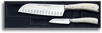 Wusthof Classic Ikon 2-Piece Asian Cook's Set, Creme