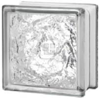 Seves Glass Block 6x6x3 Ice Glass Block
