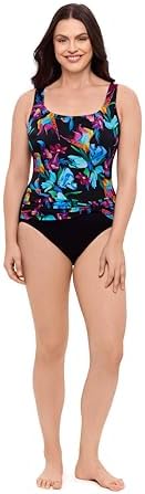 Great Lengths Womens Sash Tank One Piece Swimsuit
