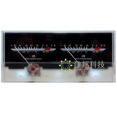 VU Meter Level Meter Audio Volume Unit Indicator Peak DB Table Panel P-59