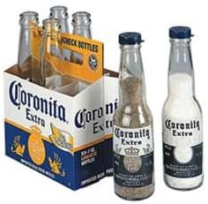 12 Salt and Pepper Shaker Caps for Corona Bottles - Make your own Shakers for Coronita Bottles