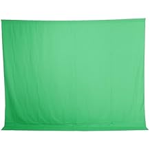 3x2.5M Green Screen Backdrop for Photography, Large Virtual Greenscreen Background Sheet for Streaming Photography Meeting