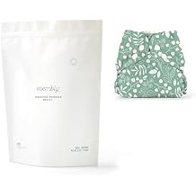 Esembly Laundry & Diapering Bundle 6lb Washing Powder Refill and 1 Waterproof Cloth Diaper Outer (Botany, Size 1) Fragrance-Free, EWG Verified, Planet-Friendly