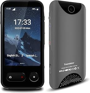 Language Translator Device, Instant Two Way Language Translator with 138 Languages Translation, Online/Offline/Text/Photo Portable Voice Translator Device for Business Travel Learning