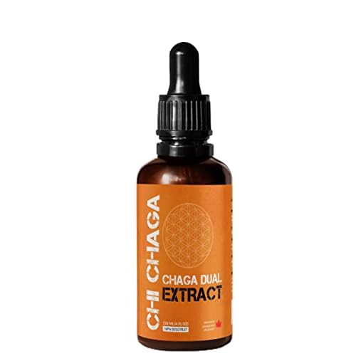 Chaga Mushroom Dual Extract Tincture - Premium Immune Health Support 118 ml - 4 fl. oz...