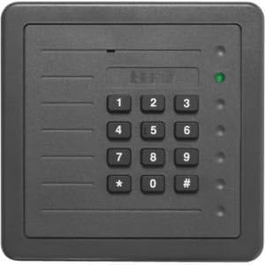 HID ProxPro 5355 Card Reader/Keypad Access Device - Proximity, Key Code - 5355AGK00