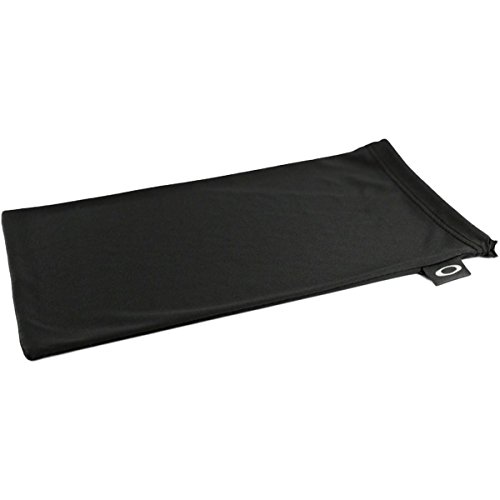 Oakley unisex adult Microbag Sunglass Case, Black, One Size US