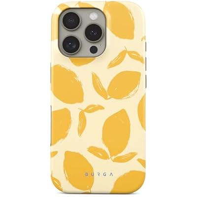 BURGA Unisex Phone Case for iPhone 16 Pro Dual-Layer Hybrid Design with Shock-Absorbing TPU & Durable Exterior, Scratch-Resistant Finish and Raised Bezel Edge for Screen Protection & Daily Use