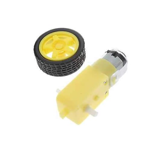 Robotistan 6V 250 RPM Engine and Wheel Set