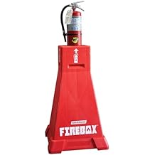 MAGNUM Firebox, Portable Fire Extinguisher Stand, OSHA Compliant, Emergency Fire Extinguisher Safety Station Stand for Construction Jobsites, Easy to Assemble and Disassemble, Holds up to 30 Lbs