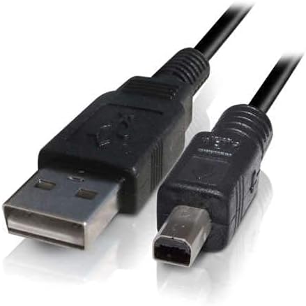 Master Cables Replacement Mini 4 PIN USB Type A (M) - 4 PIN USB Type B (M) Cable. Compatible with Suitable for Many Sony, Kodak, Olympus, Mitsumi and Epson Devices