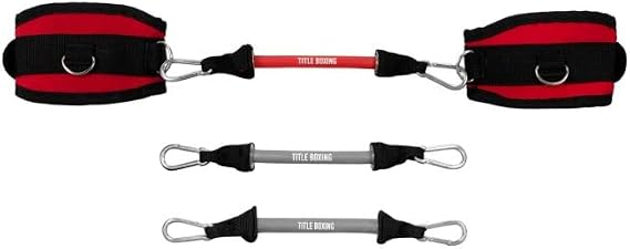 Title Boxing Fast Feet Trainer - Resistance Bands, Strength Training Equipment, Exercise Bands, Resistance Bands for Working Out, Leg Resistance, Boxing Footwork, Boxing Improvement