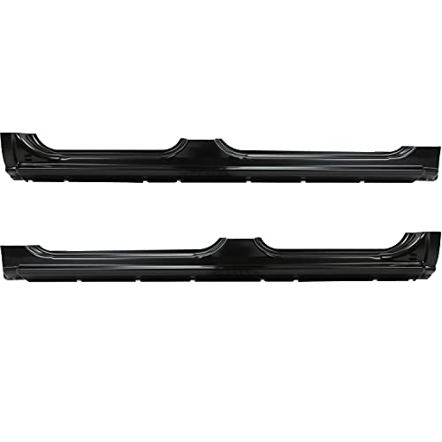 Rocker Panels Compatible With 1999-2006 Chevy Silverado GMC Sierra 2007 Chevy Silverado GMC Sierra Classic 4 Door Crew Cab Steel PanelsDriver & Passage Side-2 Packages