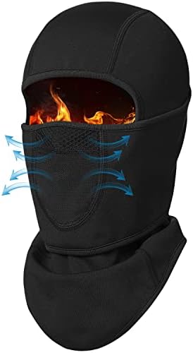 Breathable Kids Balaclava Ski Mask Boys Girls-Unique Design-Movable Face Part
