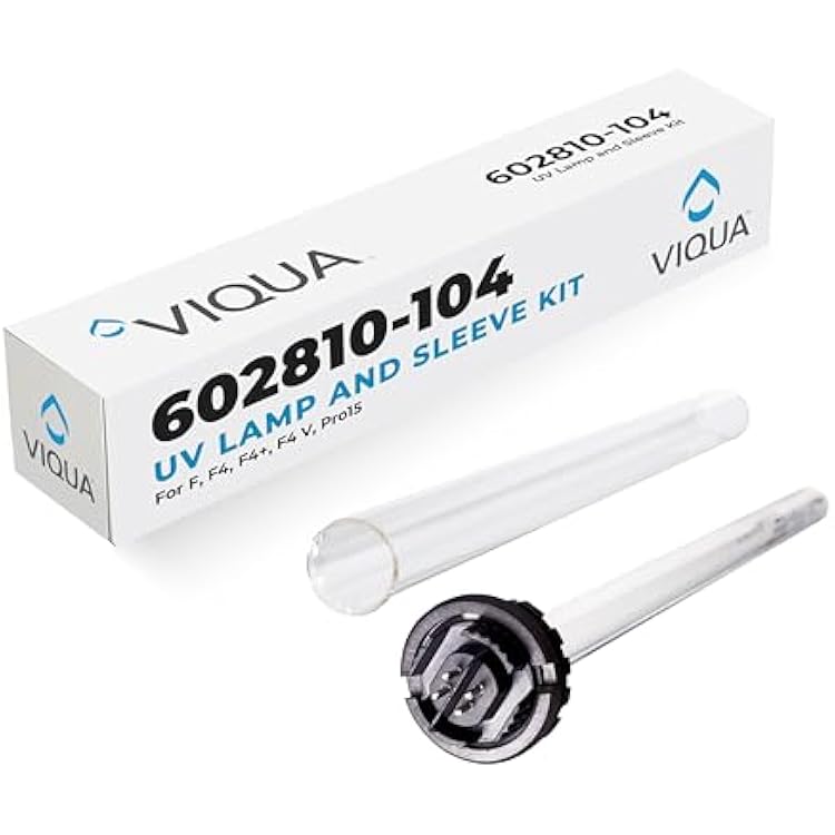 Viqua 602810-104 Authentic OEM UV Lamp & Sleeve Replacement Kit for Ultraviolet Systems F, F, F4, F4, F4-V & PRO15