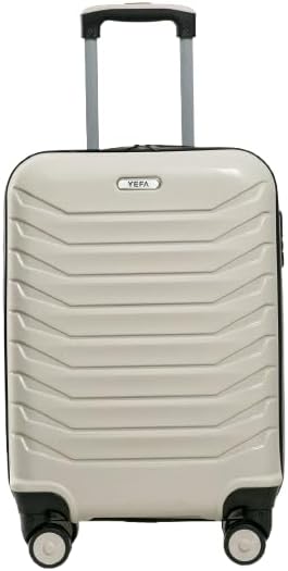 YEFA PP Polypropylene Unbreakable Cabinet (Small) Size Suitcase (Bone)