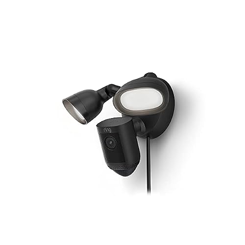 Like-New Ring Floodlight Cam Pro - Plug-in power, Black