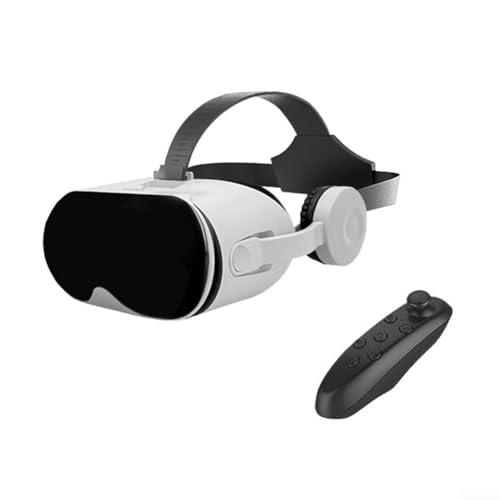 VR Headset for Phone Virtual Reality Headsets with Remote Control, VR 3D Video Glasses for Movies & Play Games for iOS and for AndroidBlack