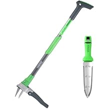 Grootpow WP5 Heavy Duty Weed Puller Tool + GK01 Hori Hori Garden Knife, The Ultimate Garden Combo for Power and Precision