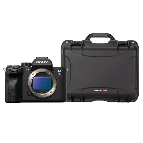 Sony Alpha 7S III Full-Frame Interchangeable Mirrorless Digital Camera Body Black Bundle with 920 Molded Interior Hard Case with Foam Insert and Lid Organizer for Sony A7R Camera Black 2 Items