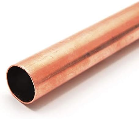 VENTRAL Copper Pipe Type M 3/4 Inch (0.875 OD), Straight Hard Temper, Cut Lengths for Plumbing Water HVAC (24 Inches Long)