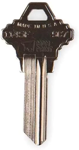 Key Blank, Brass, PK10
