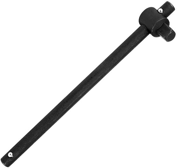 Fafeicy Sliding T Handle Socket Wrench Breaker Bar Heavy Duty Steel with High Torsion Force for Automotive and Industrial Applications(1 inch)
