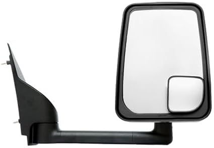 Velvac 714558 2020 Standard Door Mirror Black, 96" Body Width, Standard Head, Passenger Side