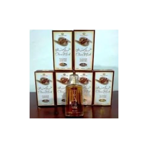 Pack of 6- Choco Musk Eau De Parfum, Natural Spray Unisex Fragrance, Arabian Chocolate and Musk Scent, 1.65 Fl Oz each, Luxury Perfume from UAE