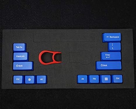 14 Keys Function Supplement Keycap Top Printed Keyset OEM Profile for Cherry MX Switches Mechanical Keyboard DIY Replacement (Blue)